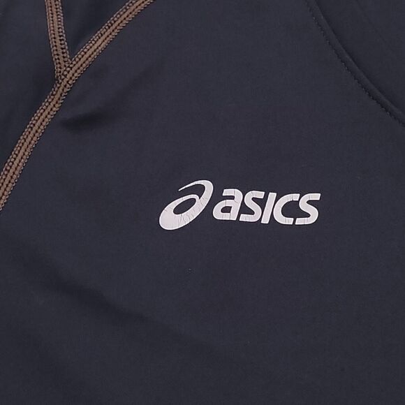 Asics Athletic Short Sleeve Pullover Active T Shirt Womens Size Large L Gray - Picture 4 of 8